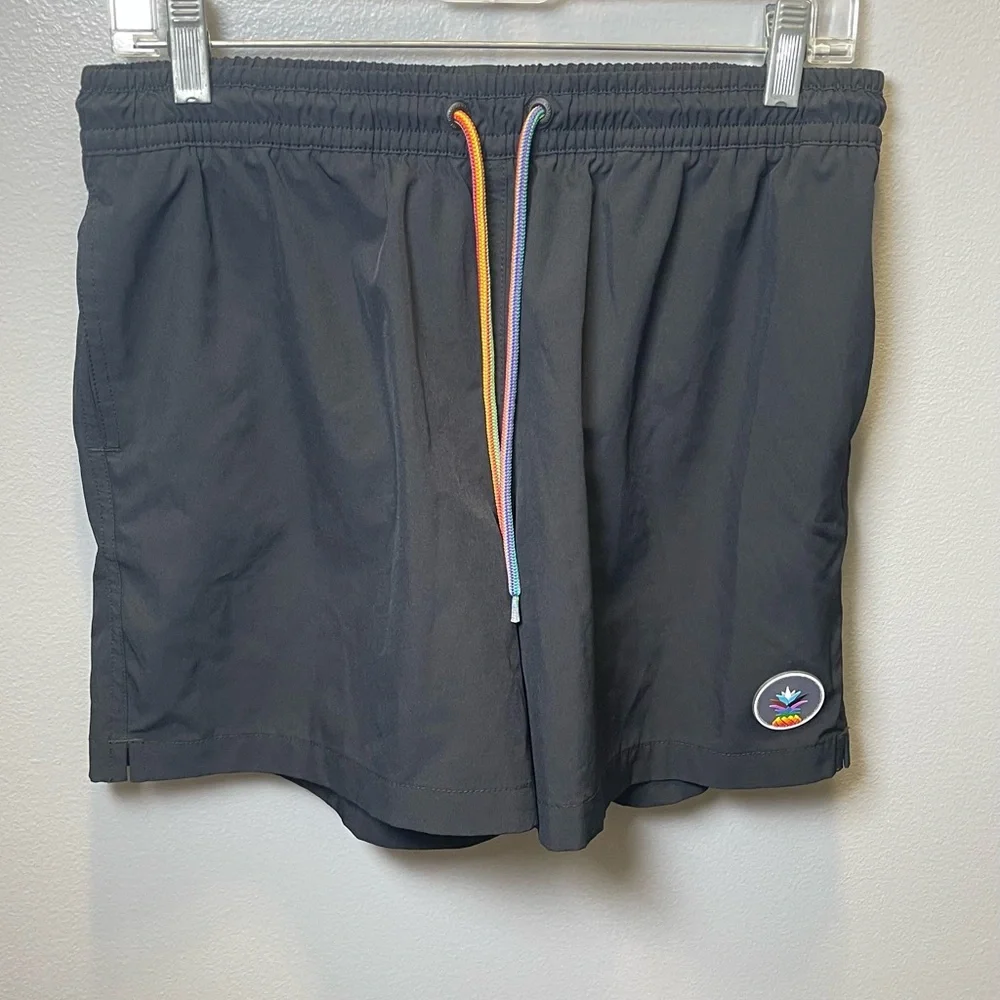 Chubbies Men's Classic Black Swim Trunk The Capes Size‎ Medium 5.5